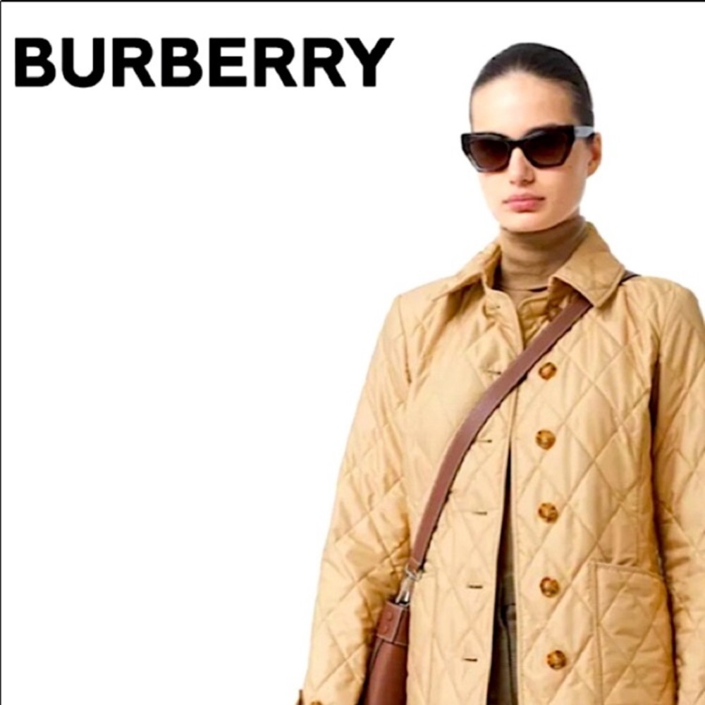 Burberry silver quilt jacket Never wore - Picture 5 of 15